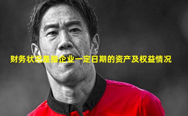 财务状况是指企业一定日期的资产及权益情况