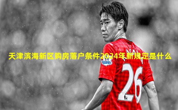 天津滨海新区购房落户条件2024年新规定是什么
